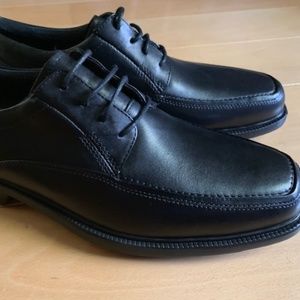 Bostonian Leather Ipswich Oxford Black Size 9 NIB